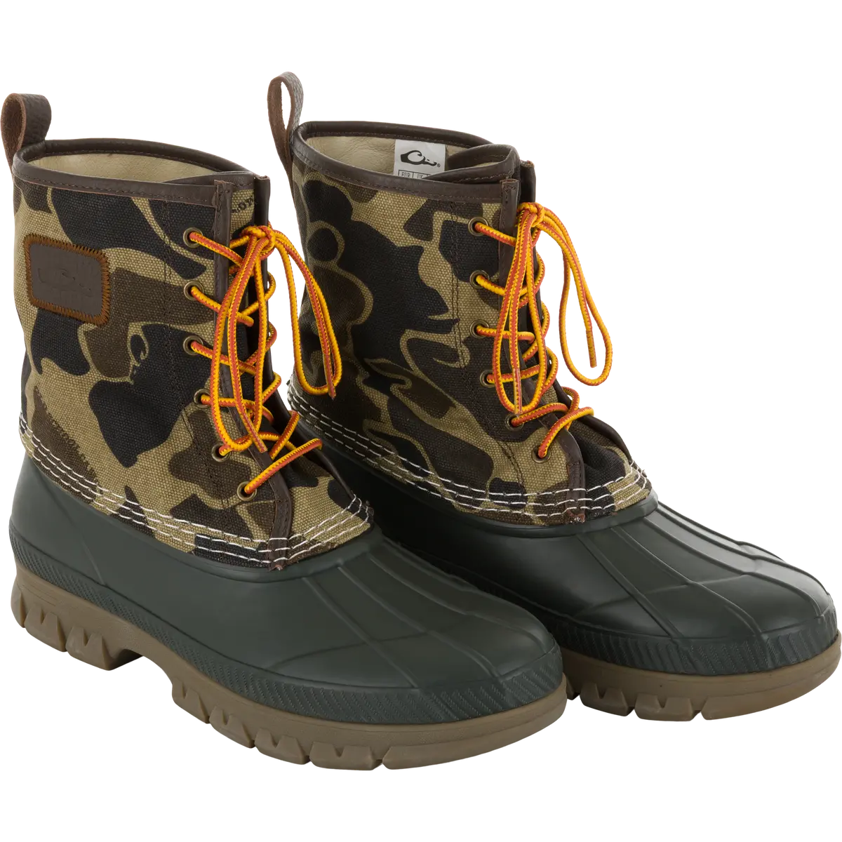 Throwback 80 Waxed Canvas Lace Up Duck Boot 1