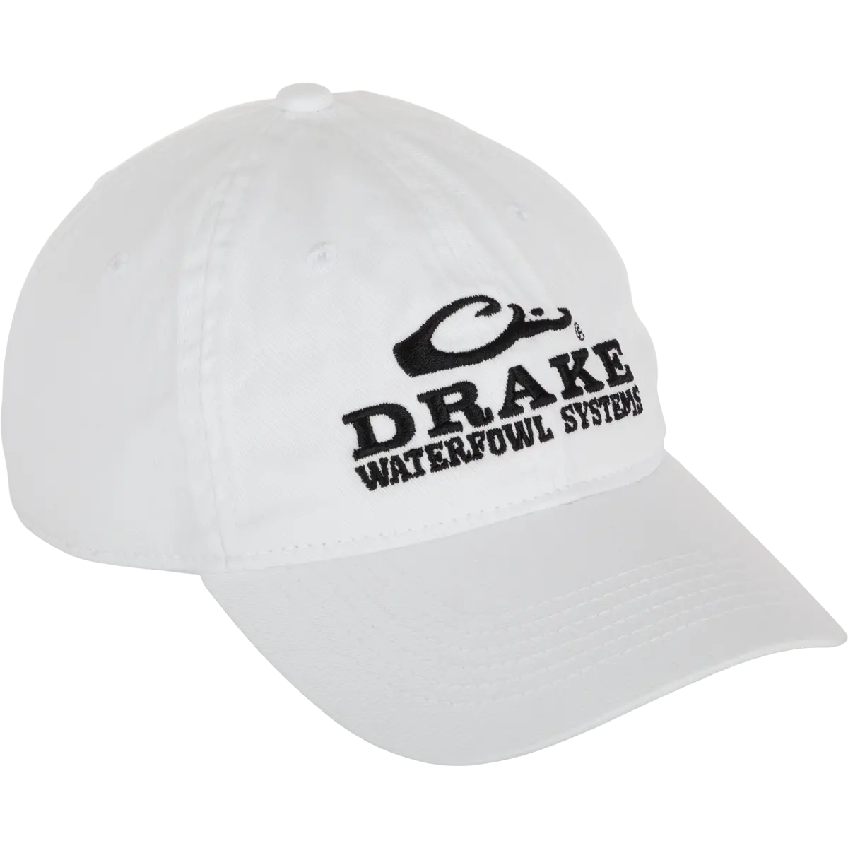 White Out Cotton Twill 6-Panel Ball Cap 1