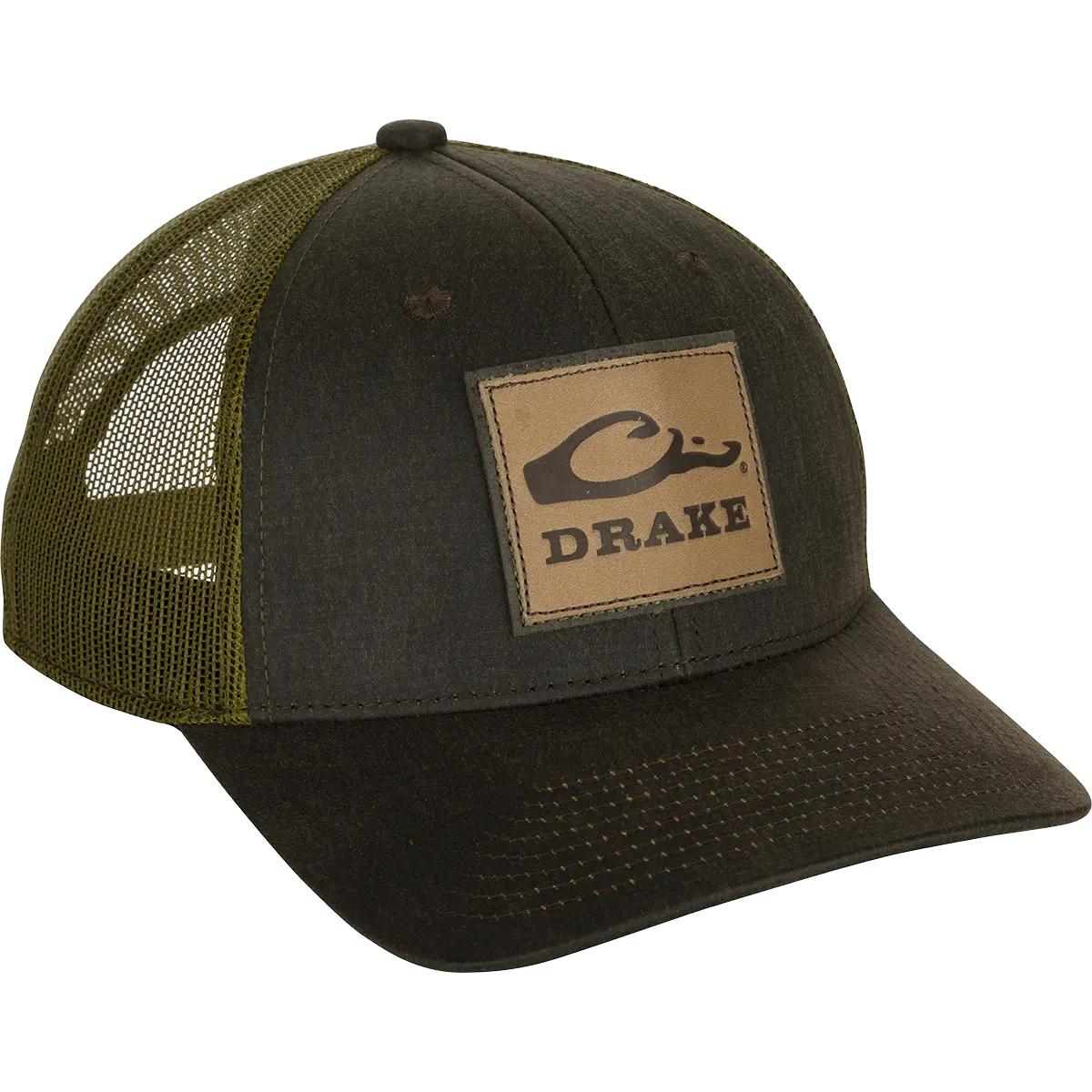 Leather Patch Mesh Back Cap 1