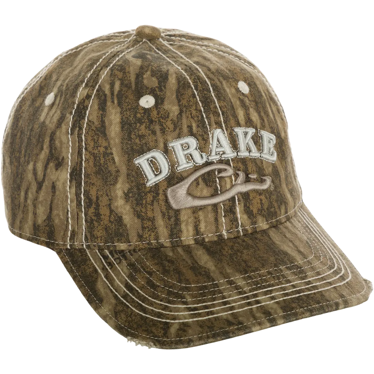 Distressed 6-Panel Ball Cap 1