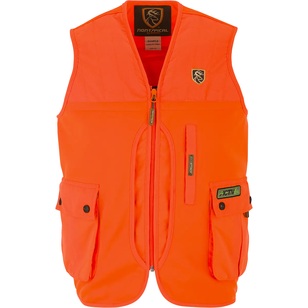 Youth Blaze Orange Vest With Scent Control 1