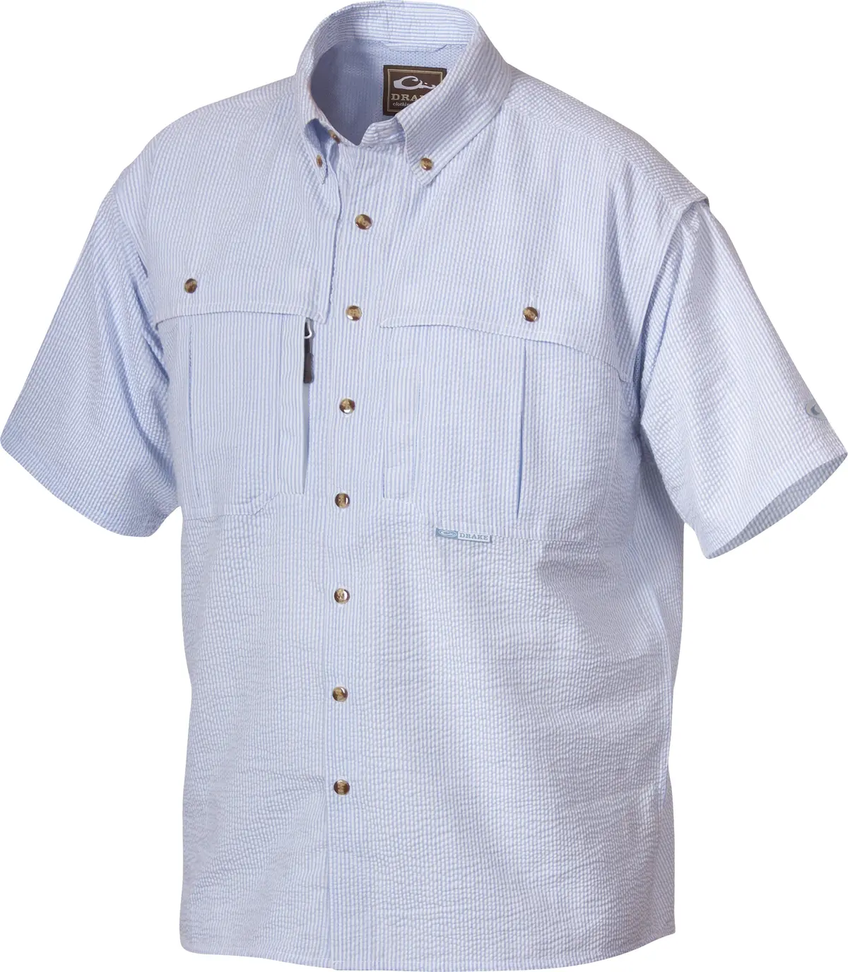 Youth Seersucker Wingshooter's Short Sleeve Shirt 1