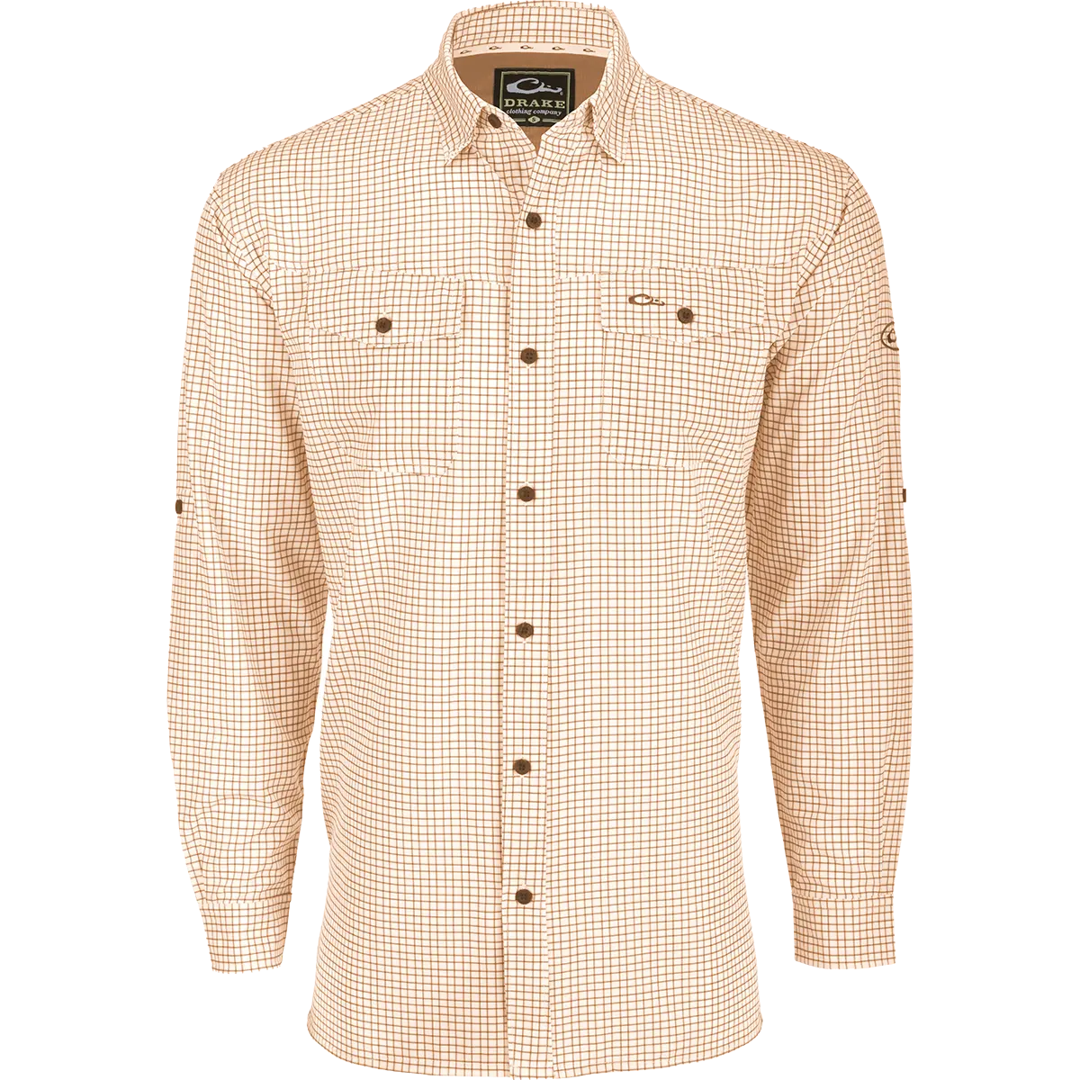Traveler's Mini Grid Long Sleeve Shirt 1