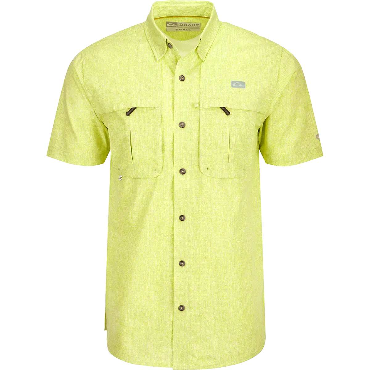 Heritage Heather Button-Down Short Sleeve Shirt 1