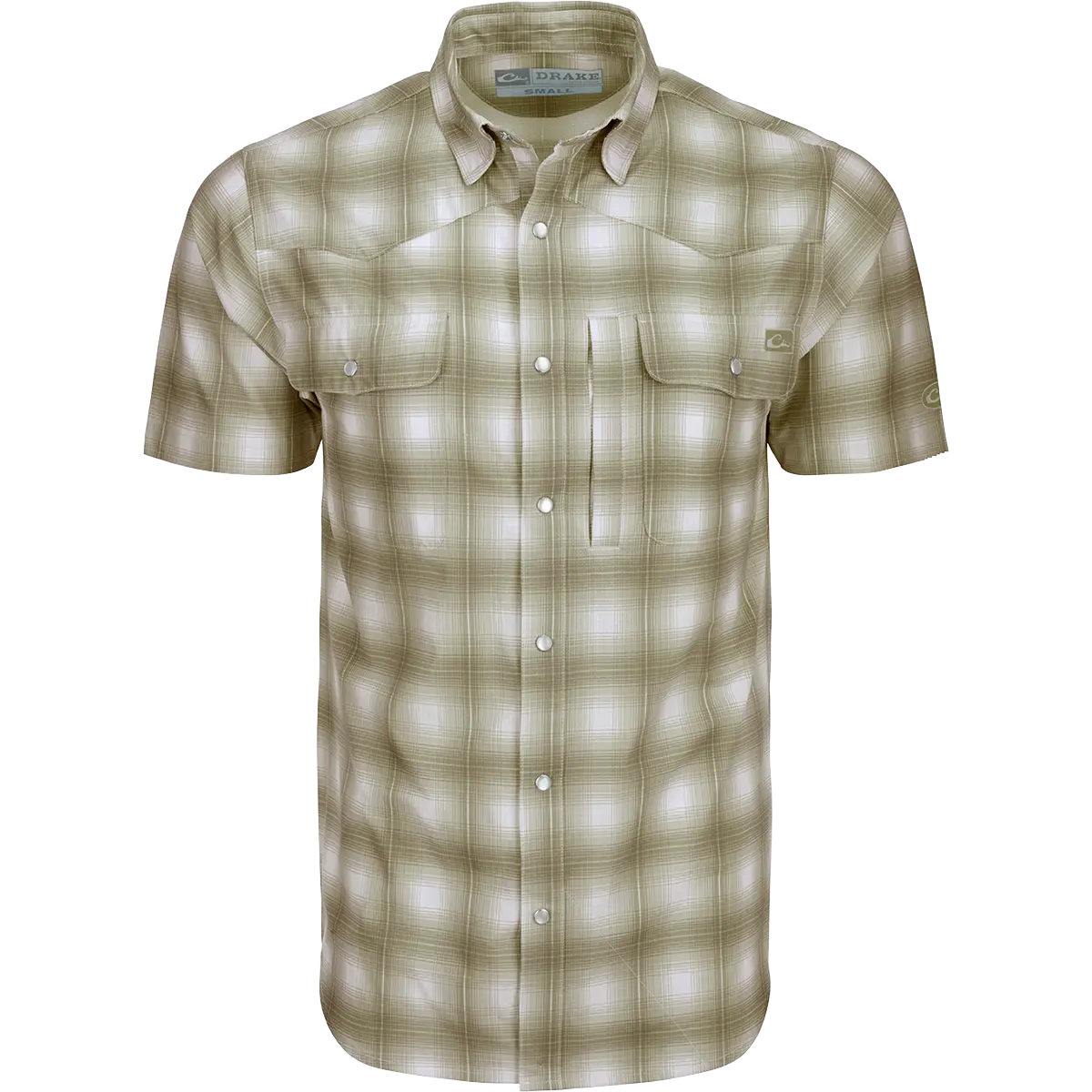 Cinco Ranch Western Plaid Short Sleeve Shirt 1