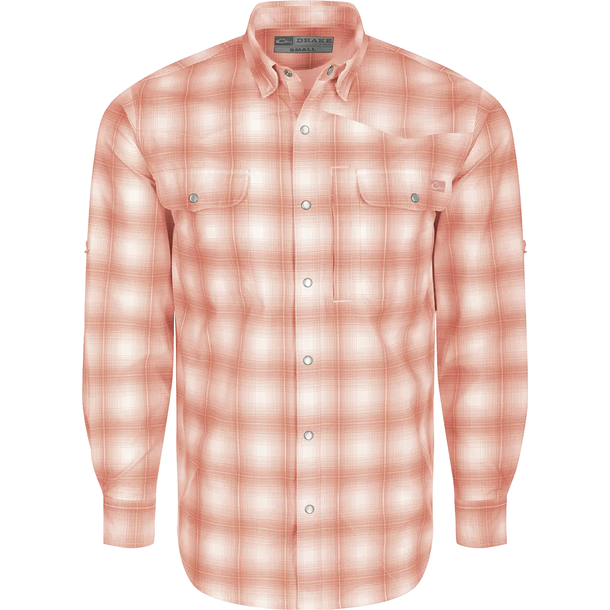 Cinco Ranch Western Plaid Button-Down Long Sleeve Shirt 1