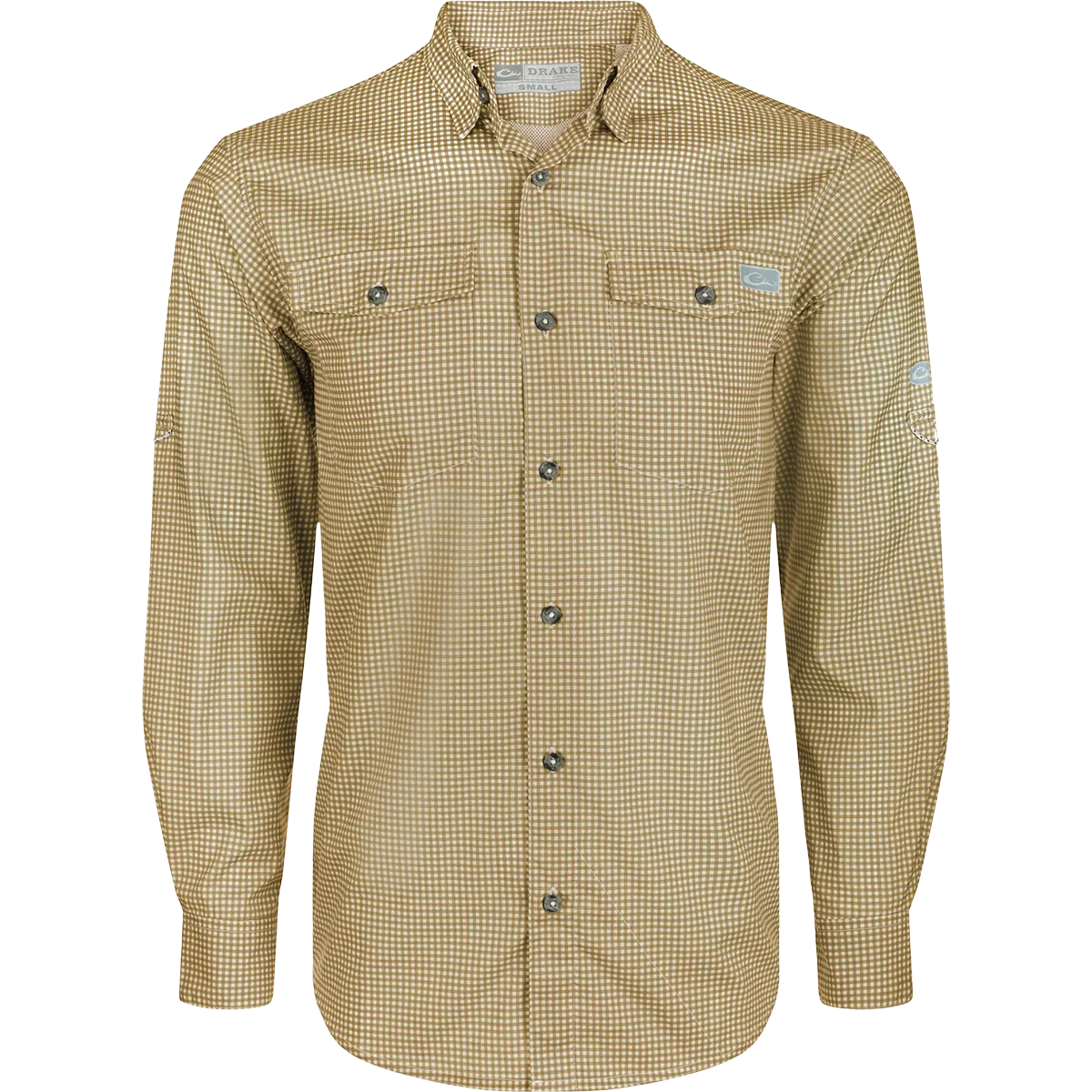 Frat Gingham Check Button-Down Long Sleeve Shirt 1