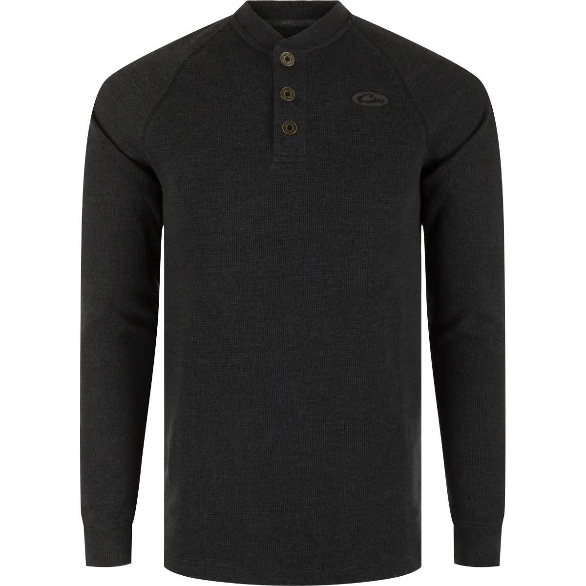Weston Lakes Waffle Long Sleeve Henley 1