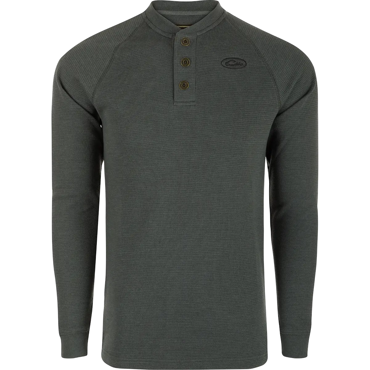 Weston Lakes Waffle Long Sleeve Henley 1