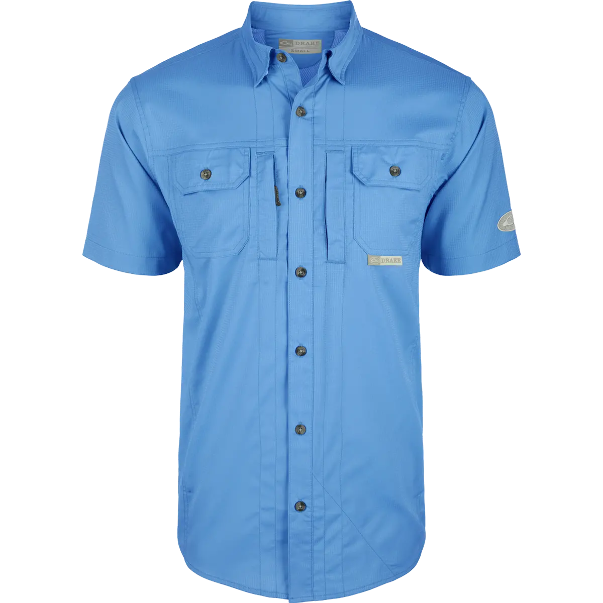 Wingshooter Trey Solid Dobby Short-Sleeve Button-Down