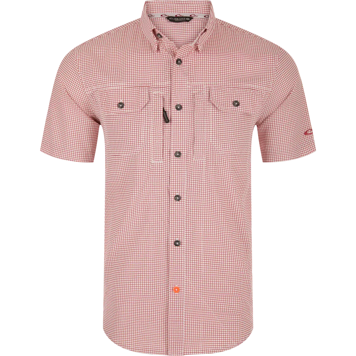 Wingshooter Trey Grid Check Short Sleeve Shirt 1