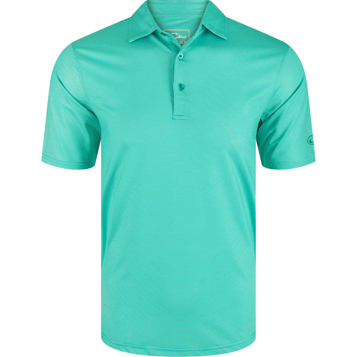 Performance Chalk Striped Polo Shirt 1