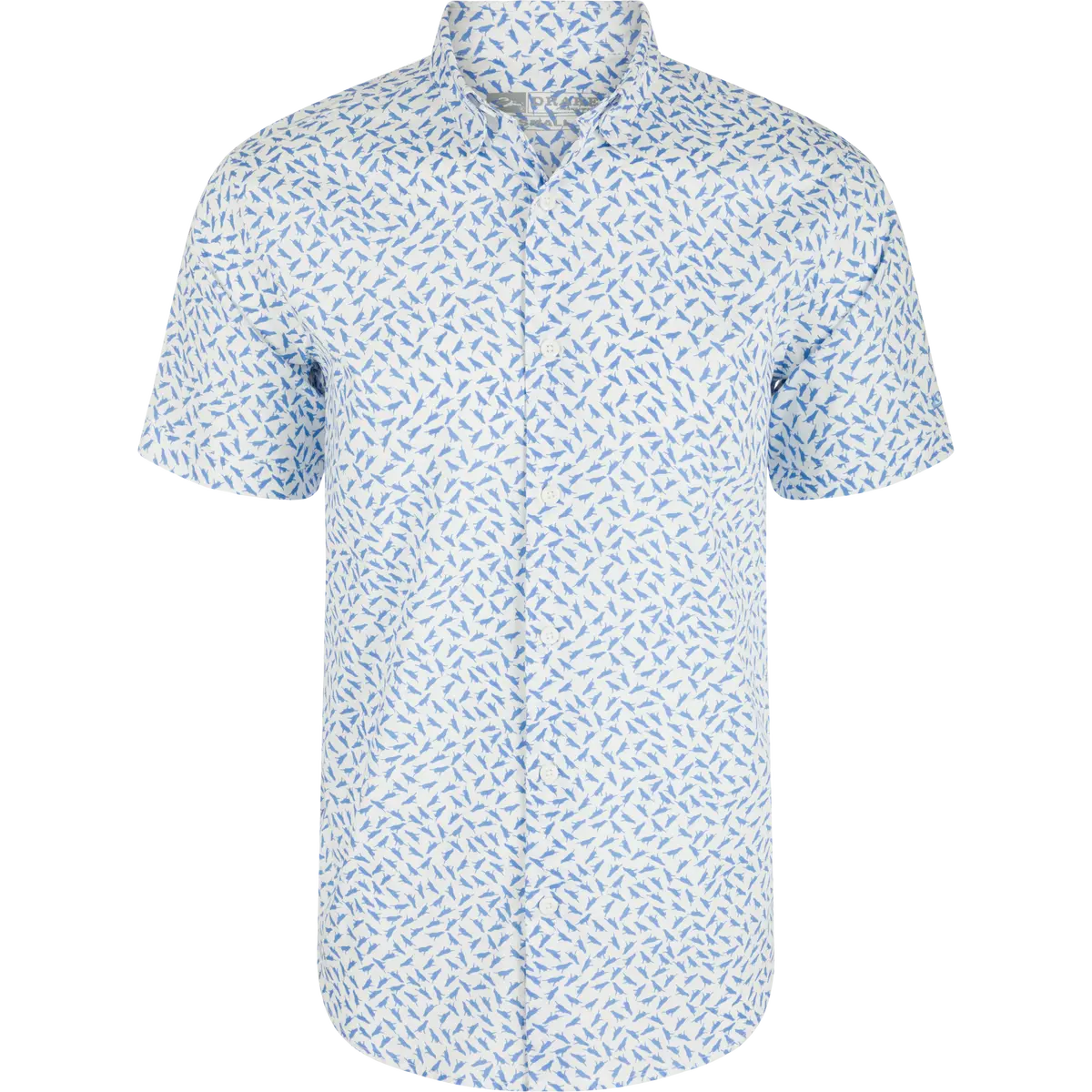 Cotton Lab Print Short Sleeve Shirt 1