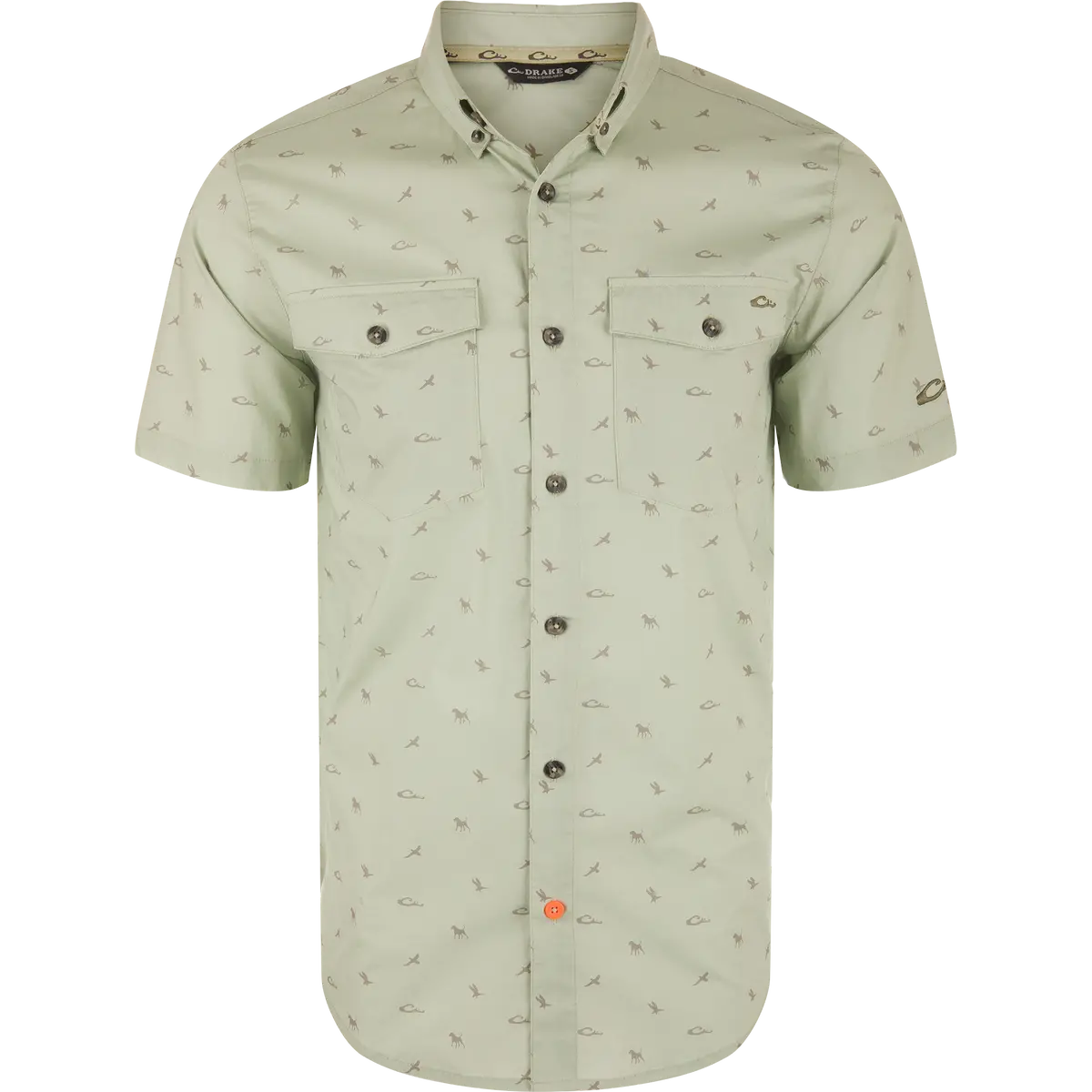 Cotton Ddd Print Short Sleeve Shirt 1