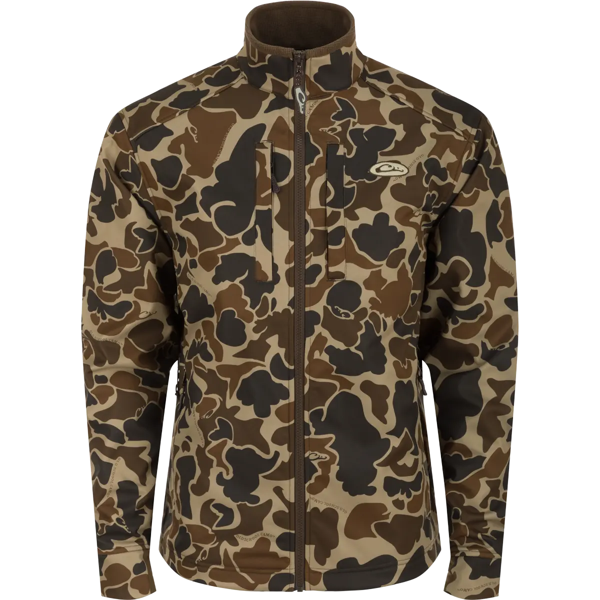 Old School Camo Windproof Softshell Jacket 1