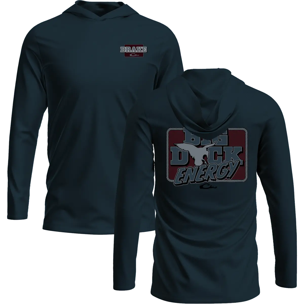 Big Duck Energy Long Sleeve Graphic Hoodie T-Shirt 1