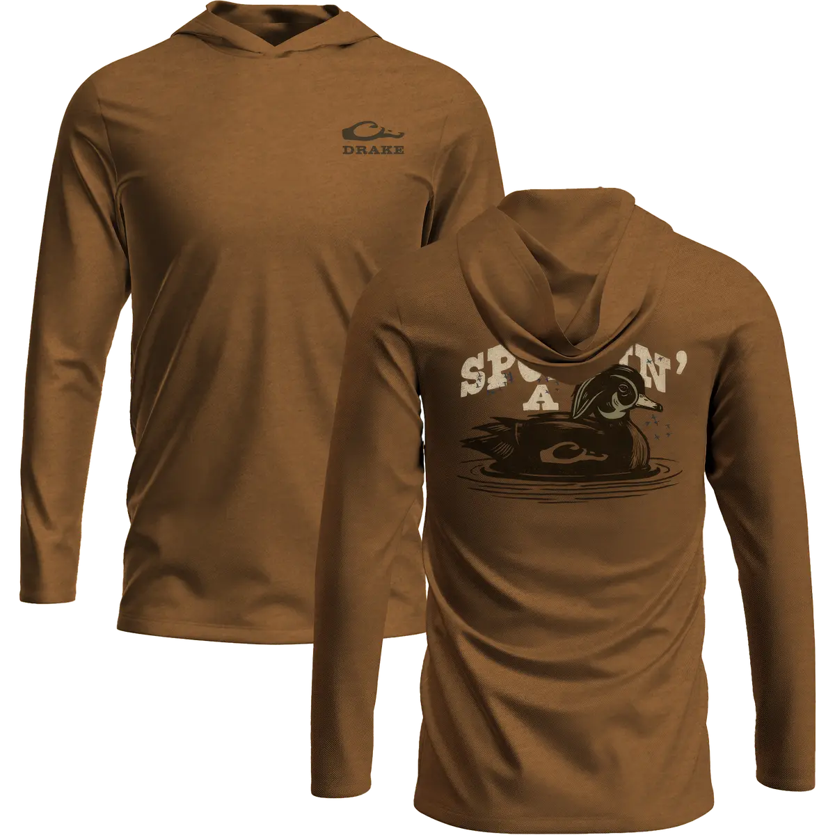 Sportin A Woodie Long Sleeve Graphic Hoodie T-Shirt 1