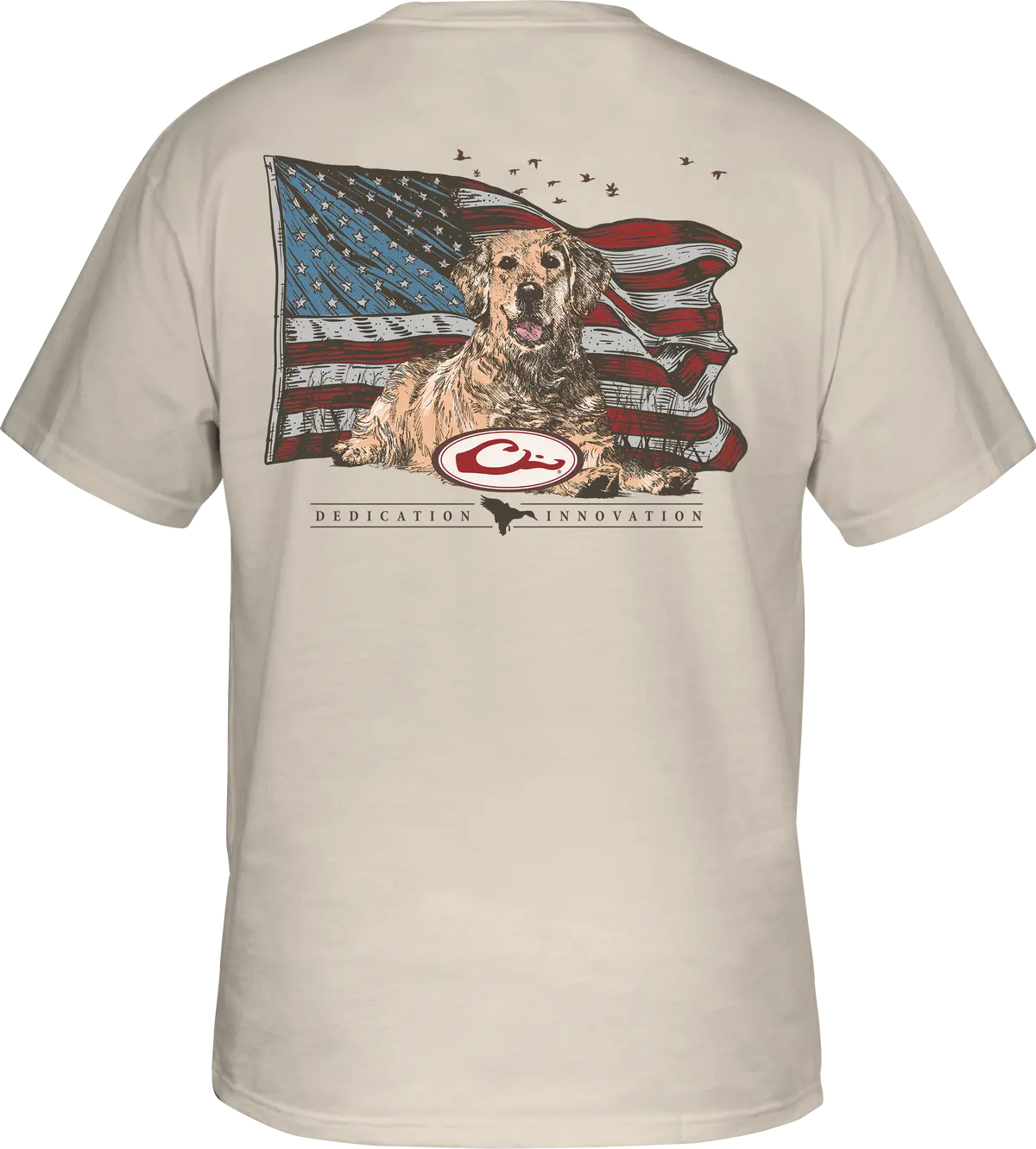 Yellow Lab Flag T-Shirt 1