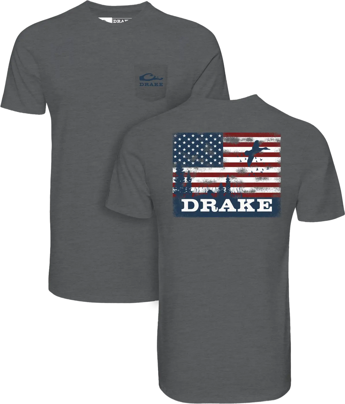 Americana Scenic Flag T-Shirt 1