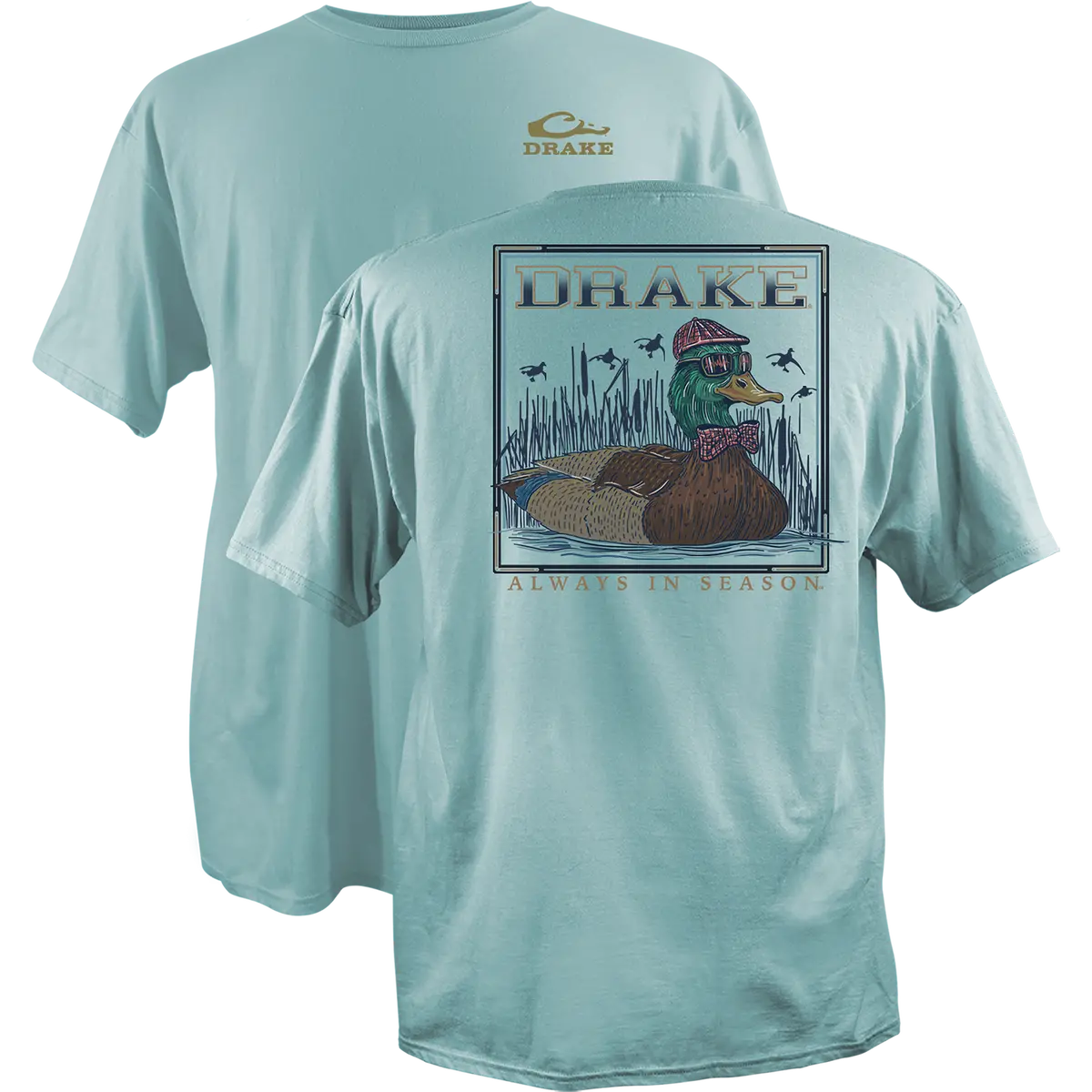 Mallard Bow Tie Cotton T-Shirt 1