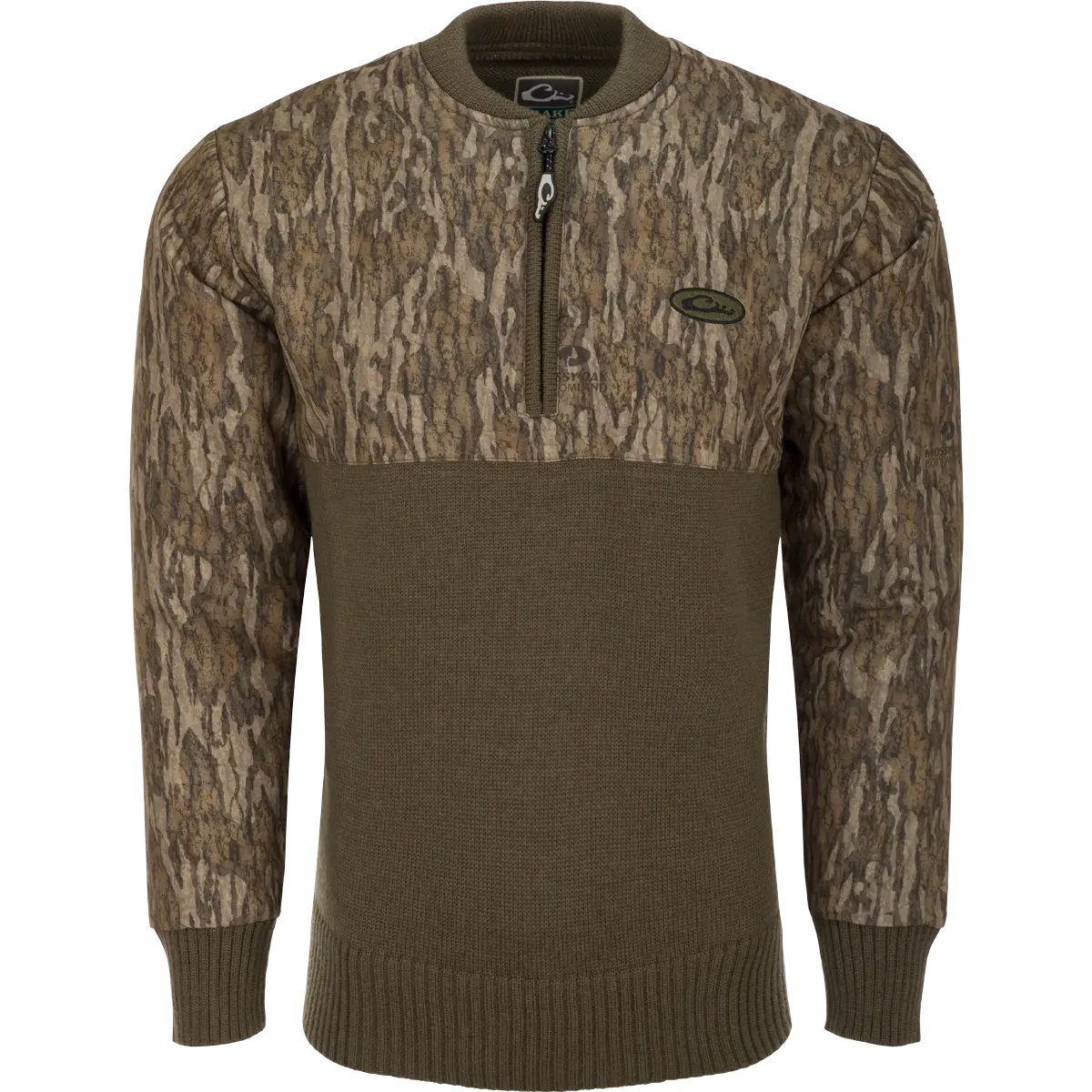 Camo 1/4 Zip Under Wader Sweater 1
