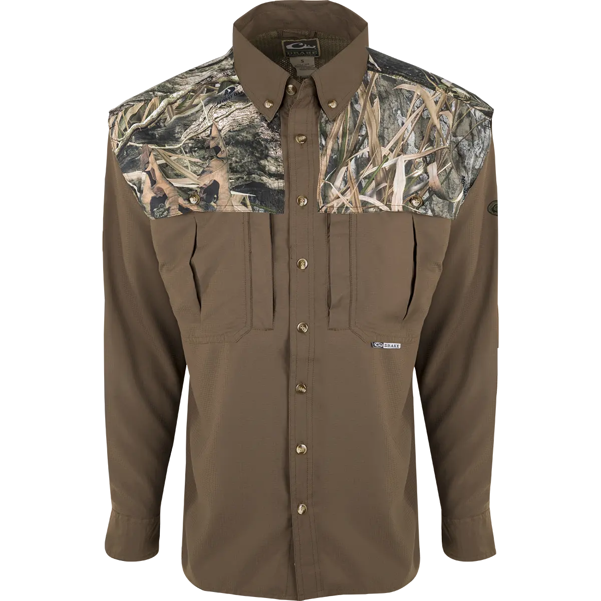Est Two-Tone Camo Flyweight Wingshooter's Shirt L/S 3