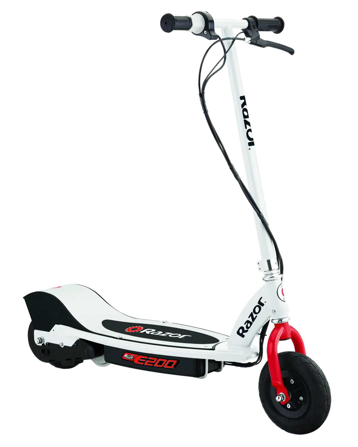 Razor E200 Electric Scooter - White/Red 1