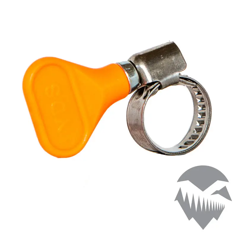 Easy-Turn Hose Clamp 5/8" (Orange) 1