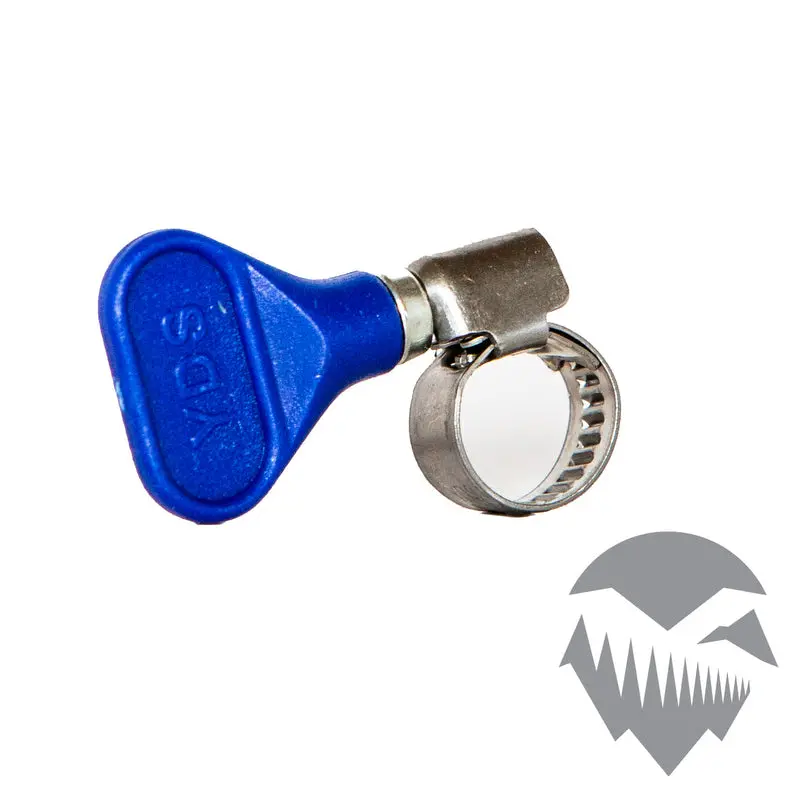Easy-Turn Hose Clamp 1/2'' (Blue) 1