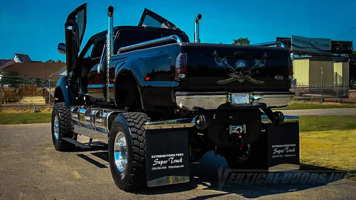 Vertical Doors Kit Compatible Ford F-650 2006-2010 1