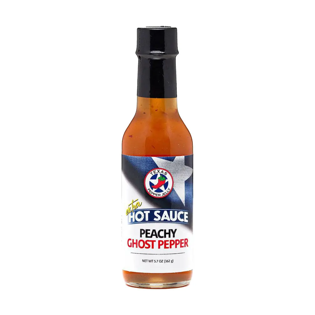 Texas Pepper Jelly Peachy Ghost Pepper Hot Sauce 1