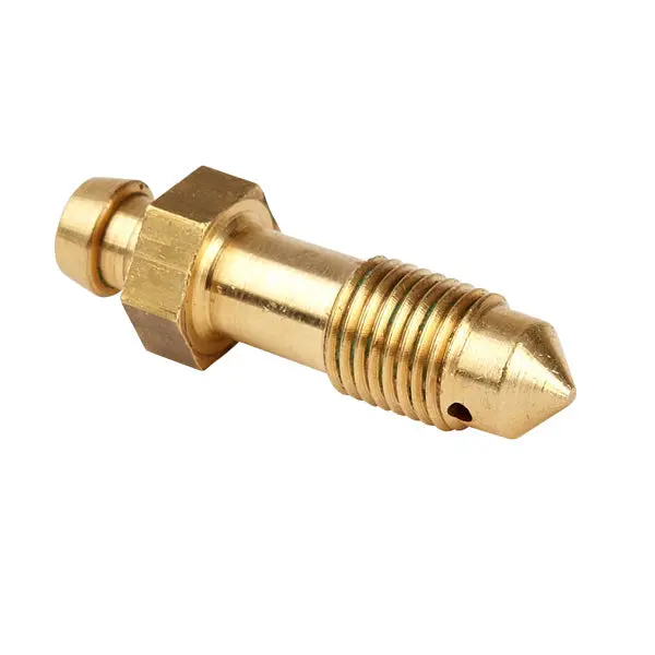 Brass Bleed Screw 3/8 X 24 Unf Length 1.44" Hbs006 1
