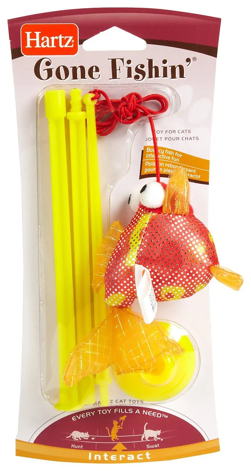 Hartz Gone Fishin’® Cat Toy Assorted Colors (2 Pack) 1