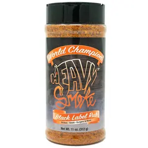 Heavy Smoke Black Label Rub 1