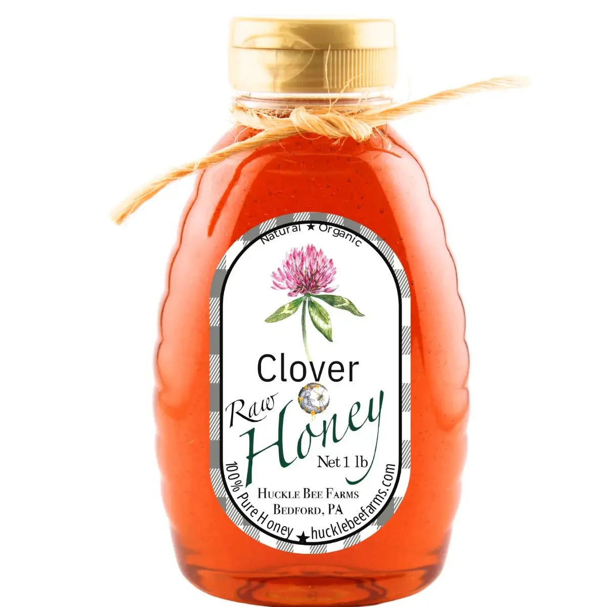 Huckle Bee Farms Raw Clover Honey 1