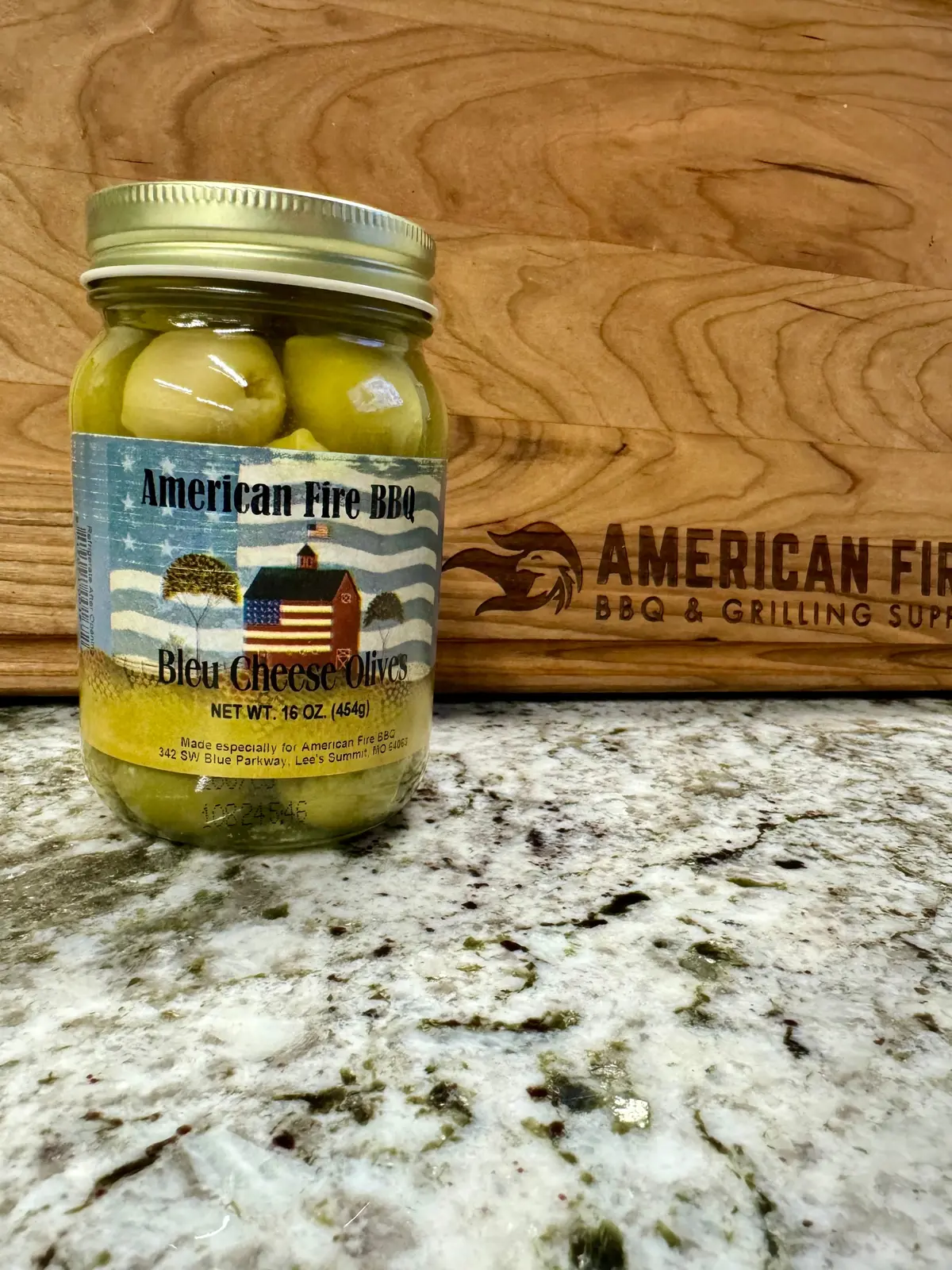 American Fire Bbq Blue Cheese Stuffed Olives 1