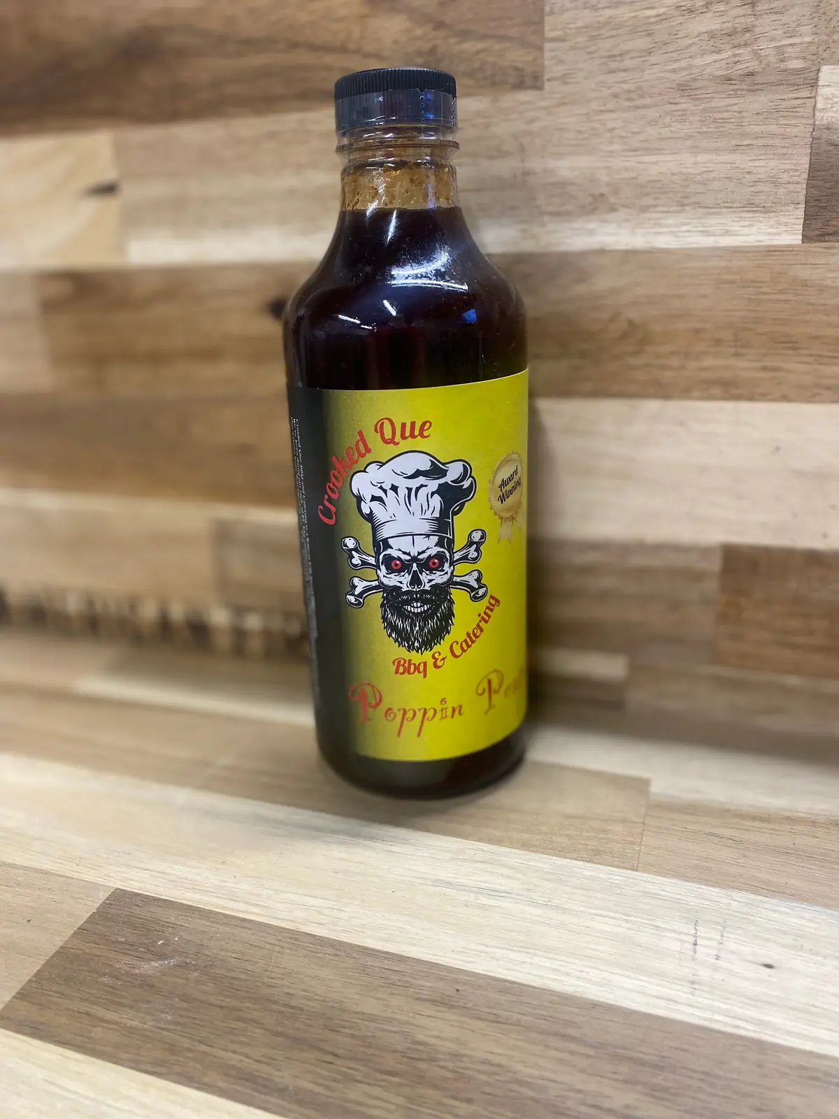 Crooked Que Poppin Peach Sauce 1