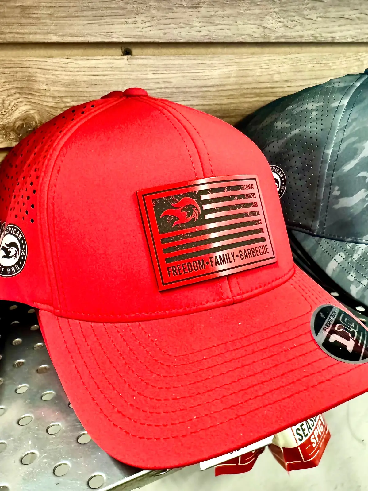 Freedom, Family & Barbecue Flag Hats 1