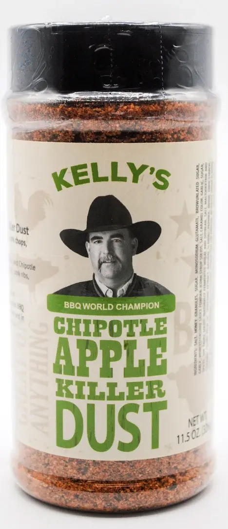 Kellys Bbq World Champion Chipotle Apple Killer Dust 1