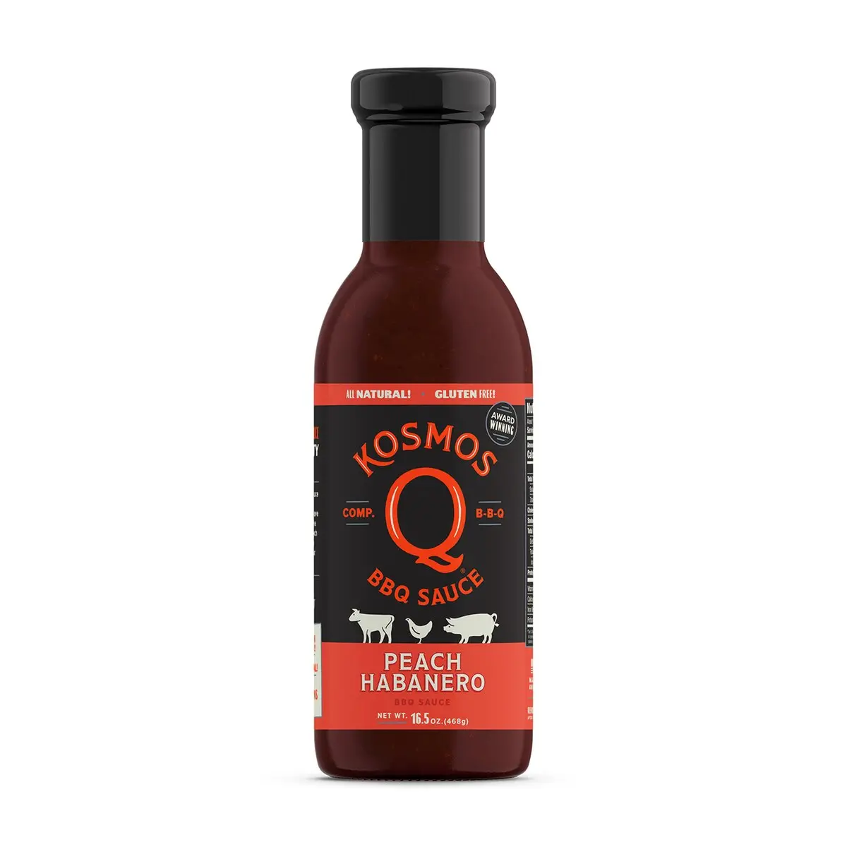 Kosmos Q Peach Habanero Bbq Sauce 1
