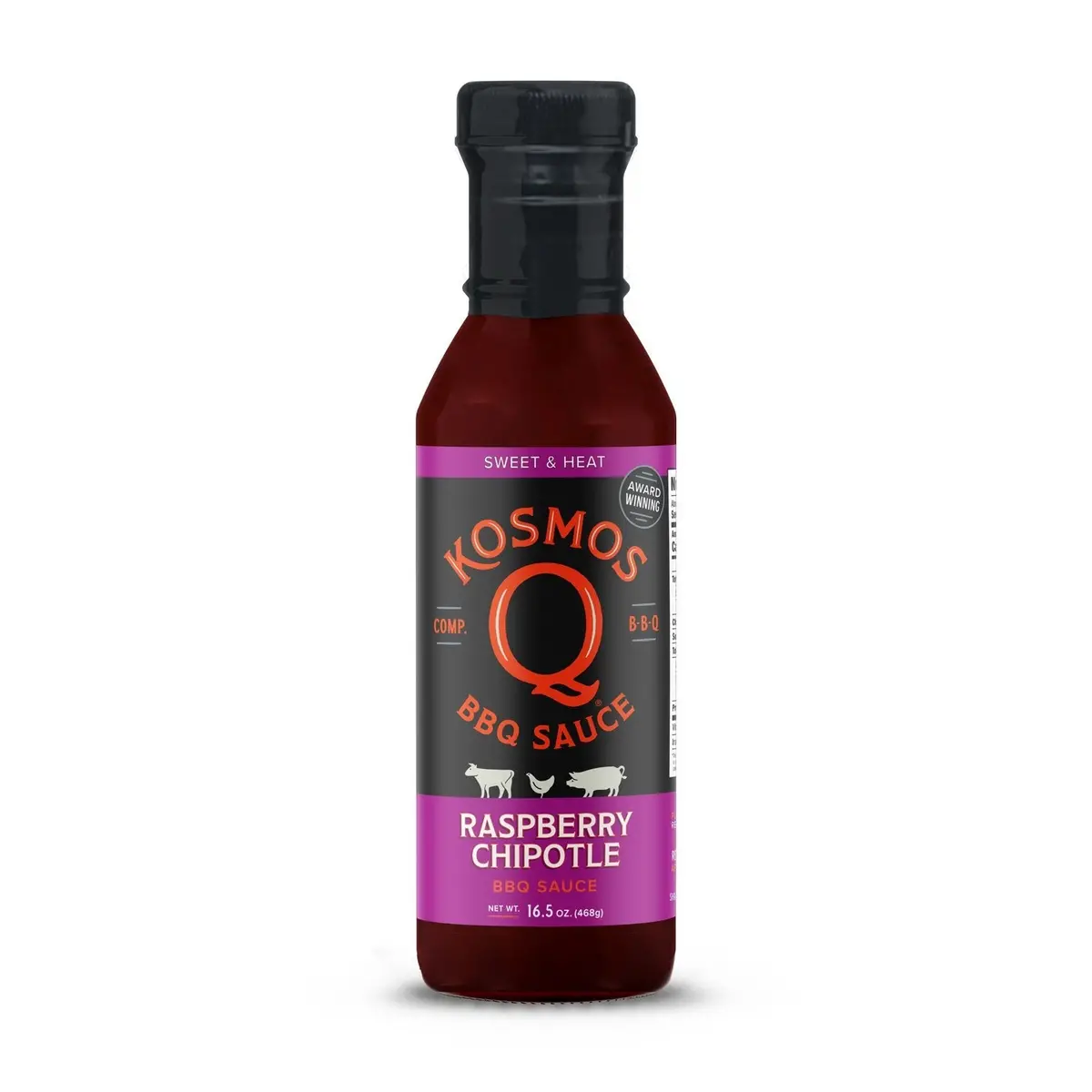 Kosmos Q Raspberry Chipotle Bbq Sauce 1
