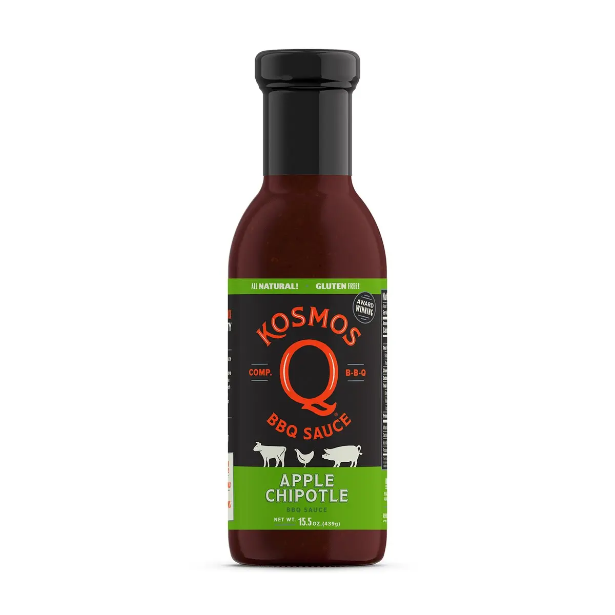 Kosmos Q Sweet Apple Chipotle Bbq Sauce 1
