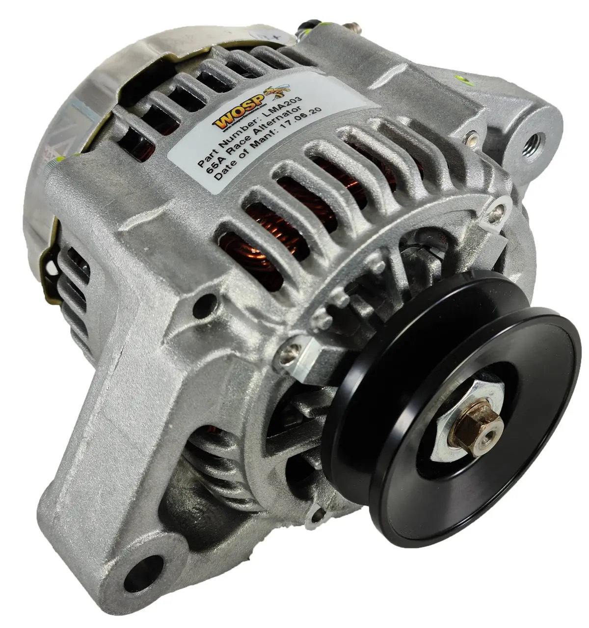 Wosp Lma203 65A (180°) Universal 2-Lug Race Alternator 1