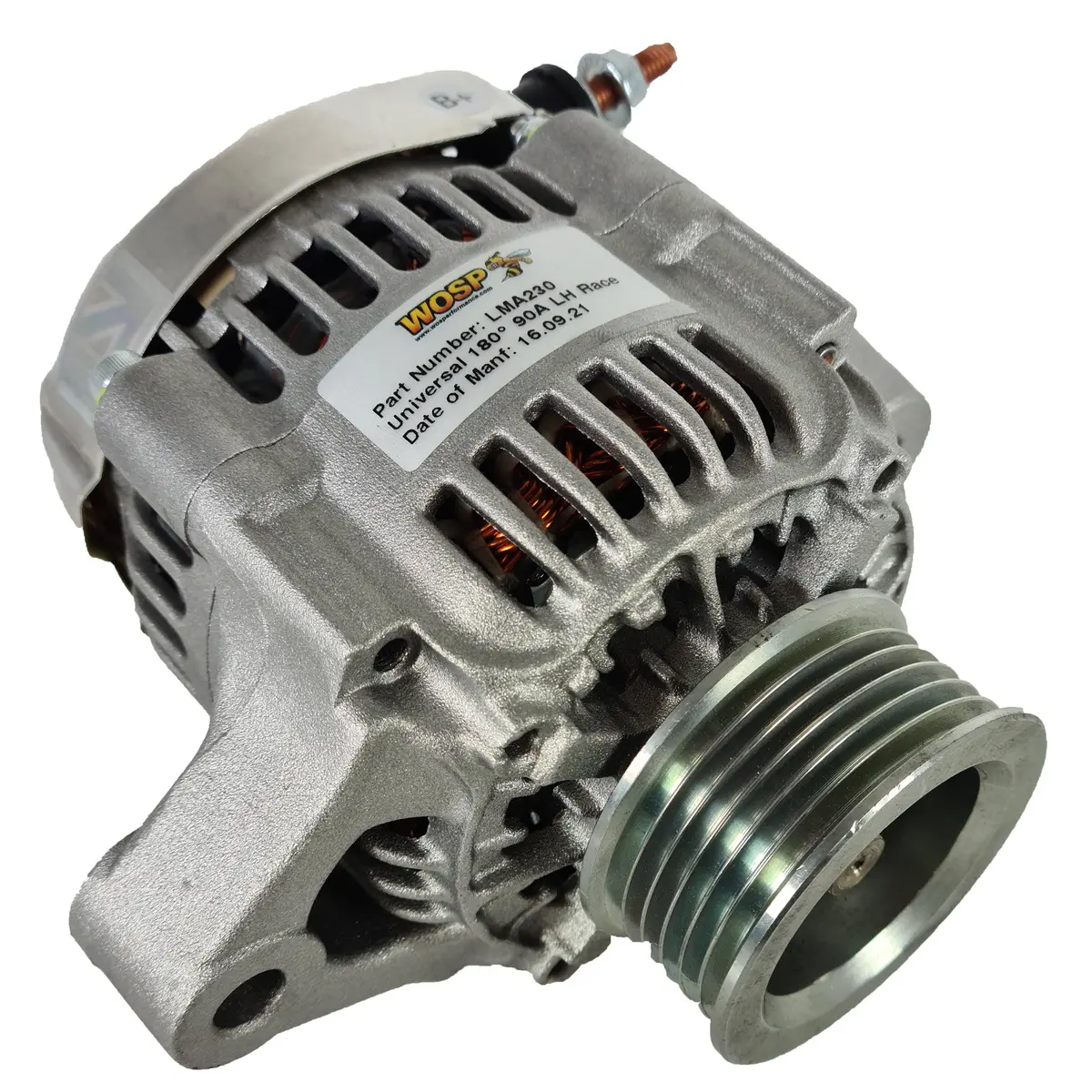 Wosp Lma230-Ho 90A (Lh) Universal 2-Lug Race Alternator 1
