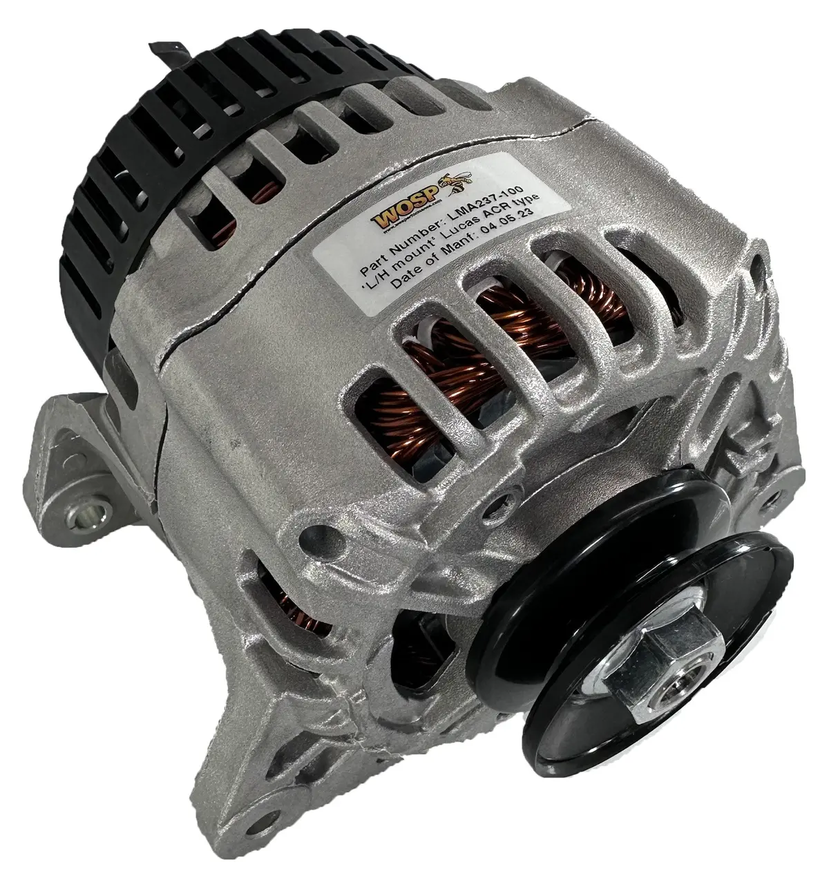 Wosp Lma237-120 Lucas Lh Mount 120A Rally Alternator (V Pulley) 1