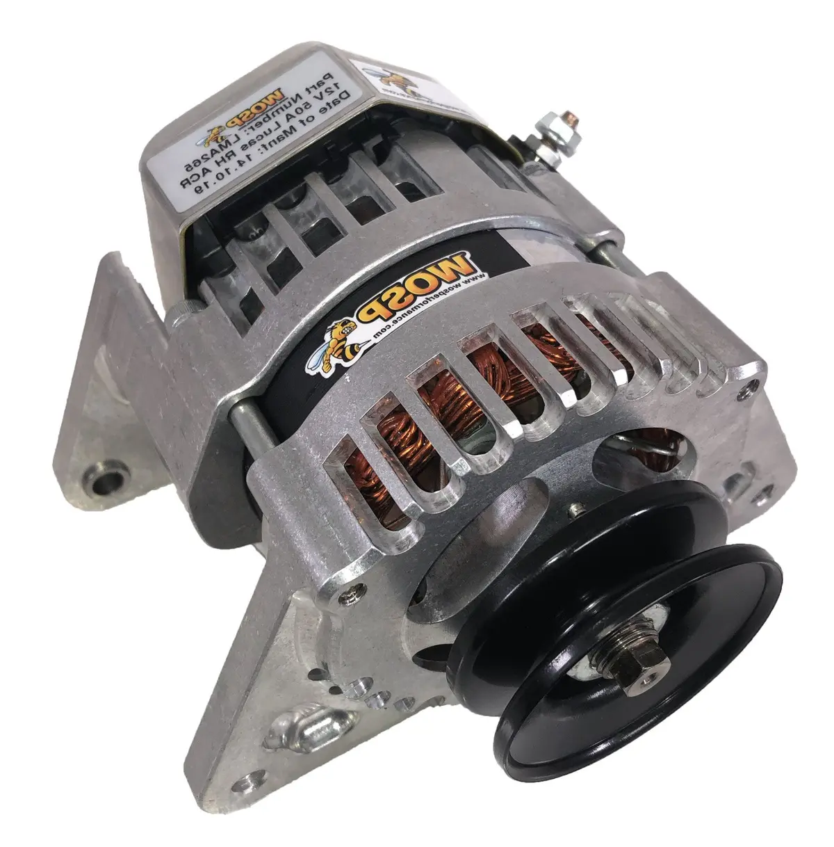 Wosp Lma266 Lucas Lh Mount 50A Race Alternator 1