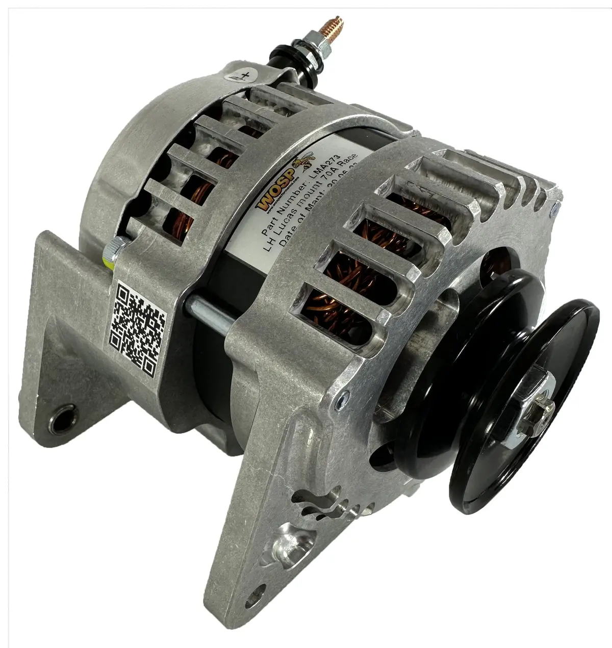 Wosp Lma273-Ho Lucas Lh Mount 105A Race Alternator 1