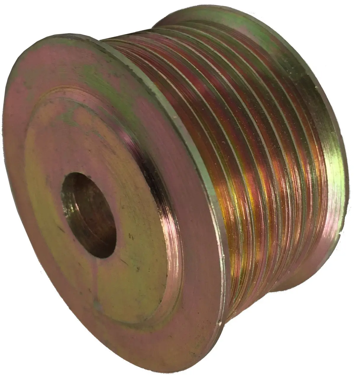Wosp Lmp018-17 Pulley Fits 60Mm O.D 8Pk Steel Pulley - 17Mm Bore 1