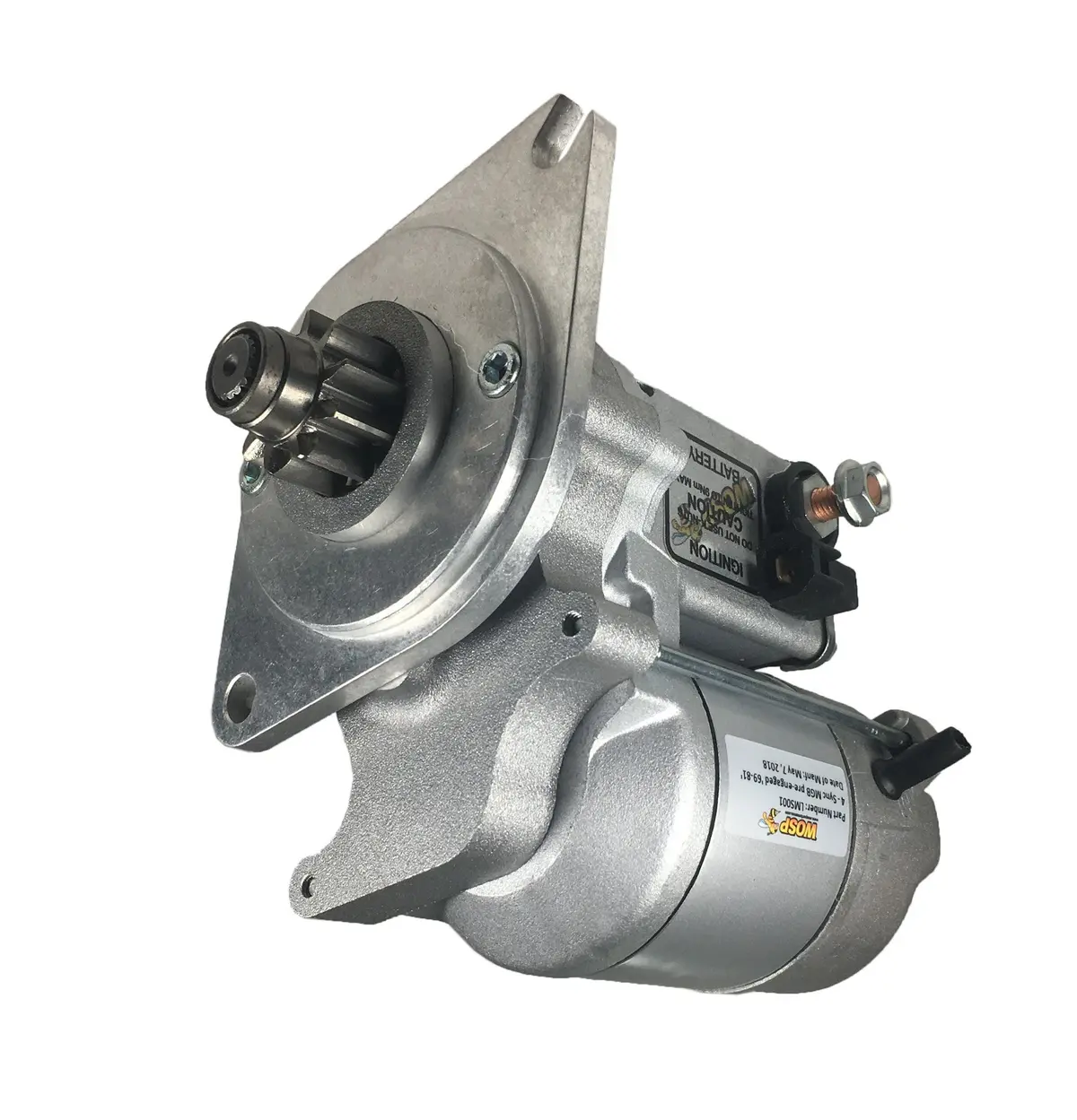 Wosp Lms001 Starter Motor 12V 1.4Kw Fits Mgb '68-'80 4-Synchro High Torque Starter Motor 1