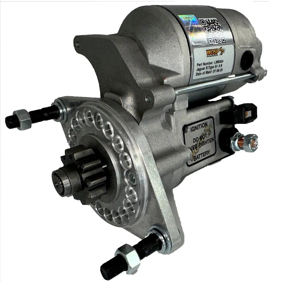 Wosp Lms004 Starter Motor 12V 1.4Kw Fits Jaguar E-Type 2.4 / 2.8 / 3.4 / 3.8 'Various' Manual Transmission High Torque Starter Motor 1